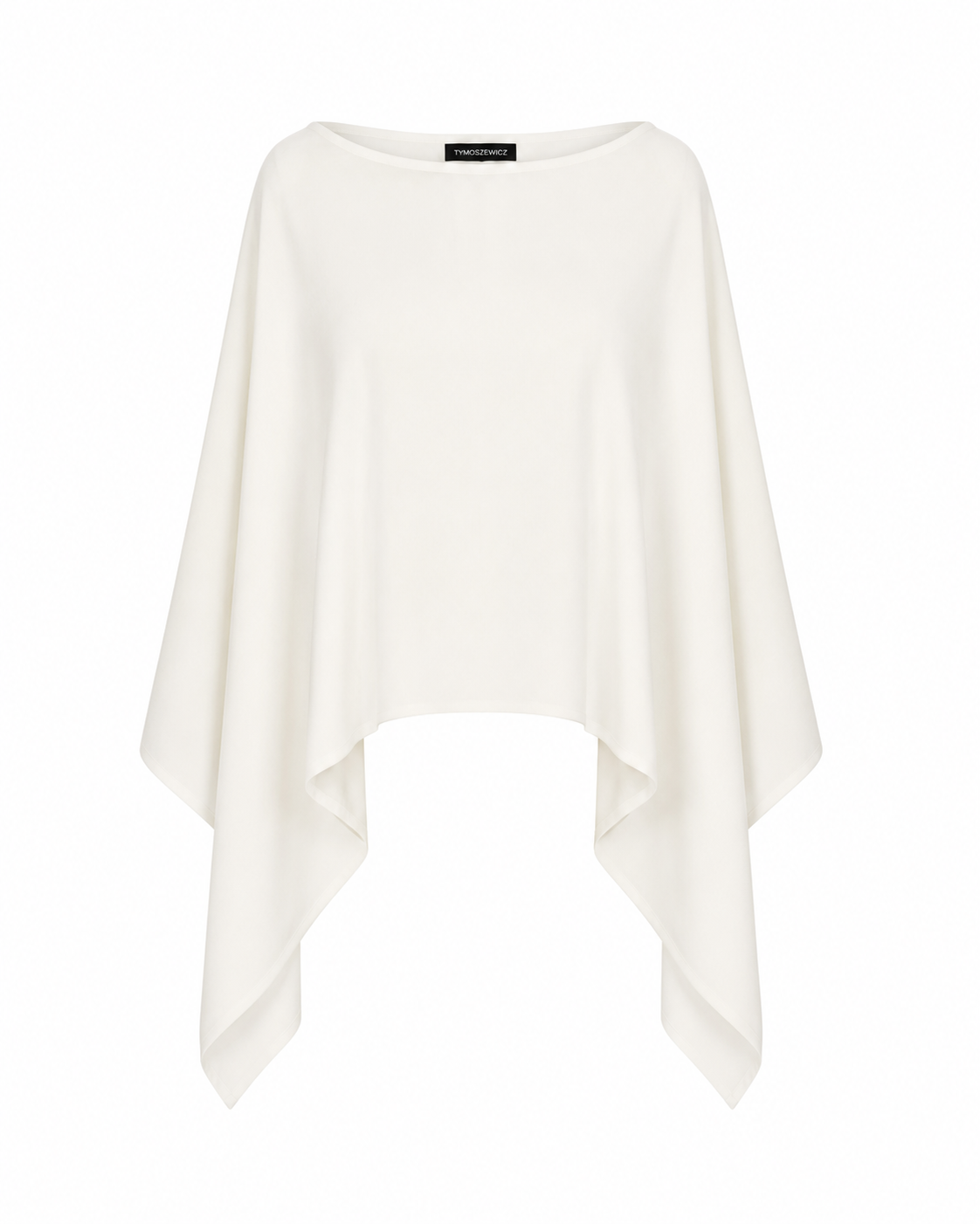 Eleganckie ponczo Paris wykonane z materiału Crepe Nurec marki TYMOSZEWICZ