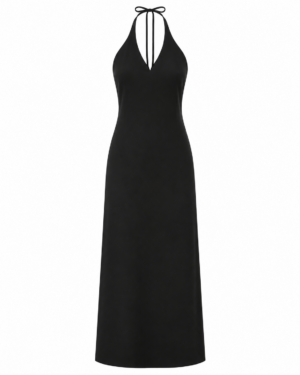 Sukienka maxi halter
