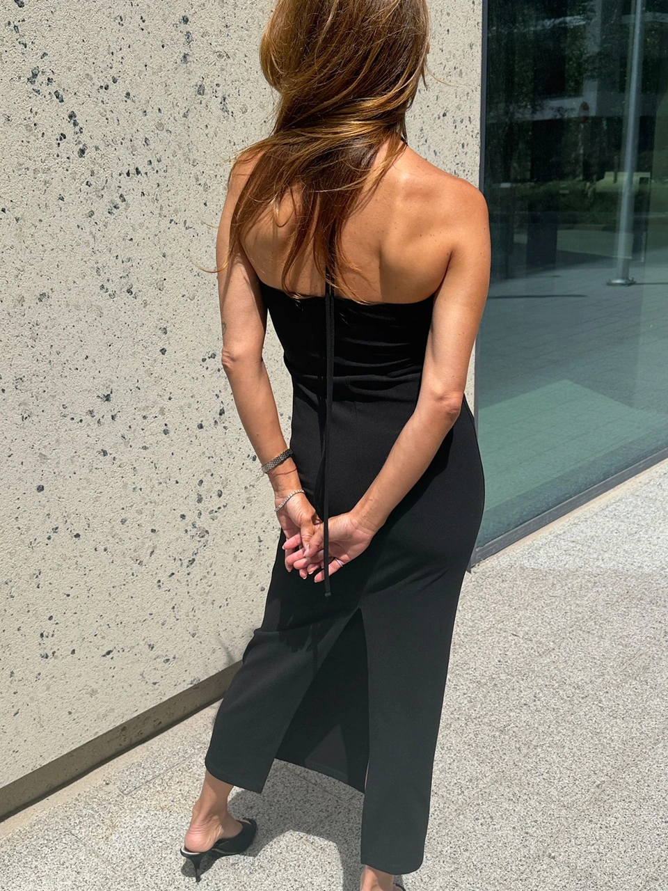 Sukienka maxi halter - obrazek 8