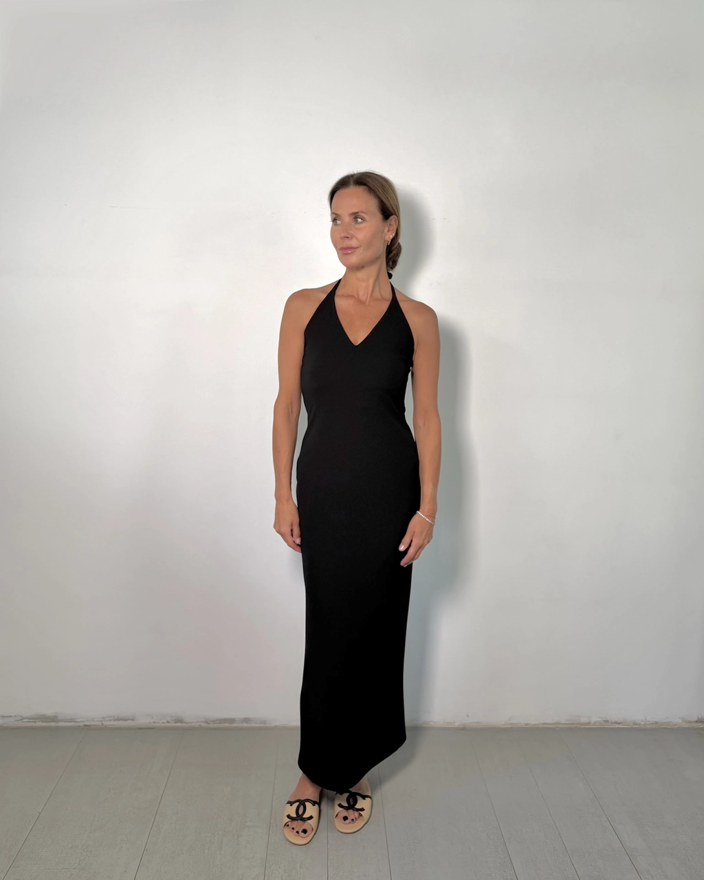 Sukienka maxi halter - obrazek 3