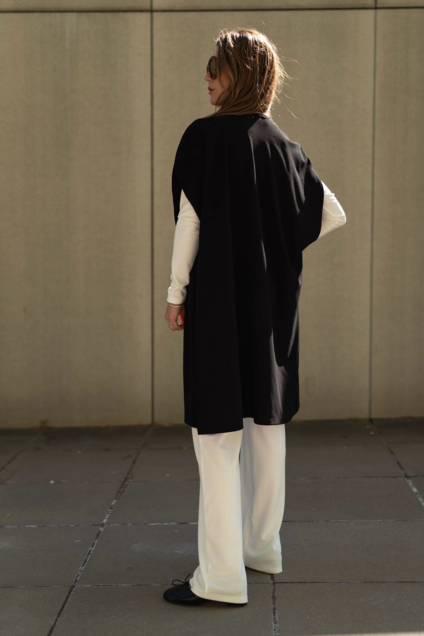 Narzutka bez rękawów Modern Cape - obrazek 9