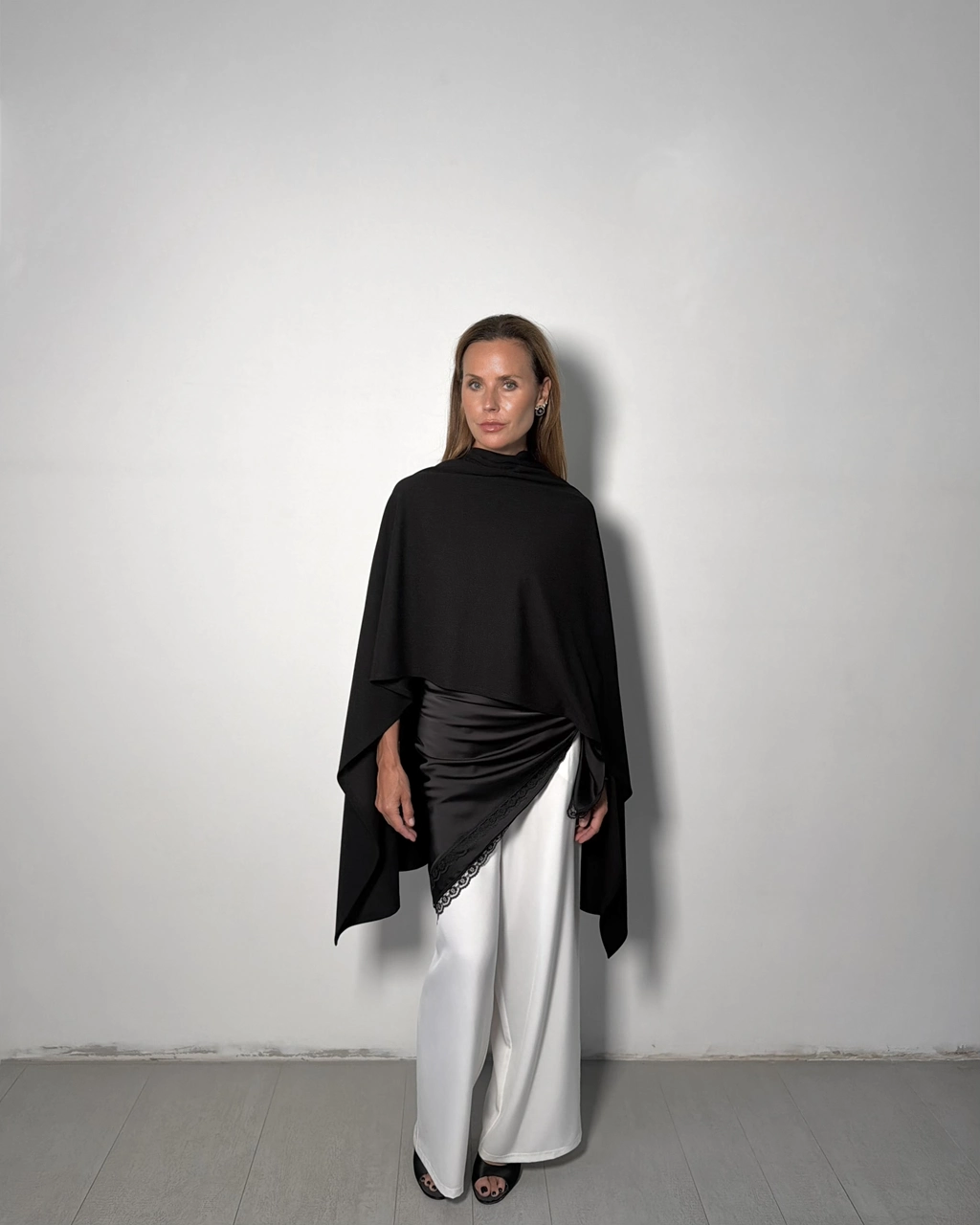 Jedwabne spodnie Wide Leg - obrazek 8